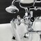Kingston Brass KS229C Tub Wall Mount Clawfoot Tub Faucet with Hand Shower, Polished Chrome KS229C - alternate 2